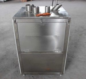 Machine de découpe de copeaux de tomate d'alimentation de cylindre