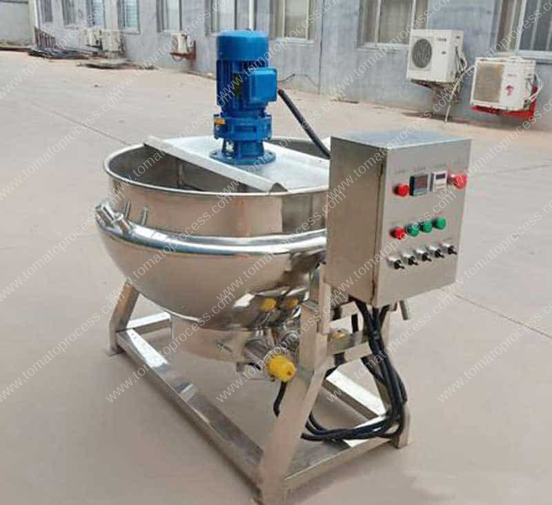 Automatic-Jacketed-Kettle-with-Mixer