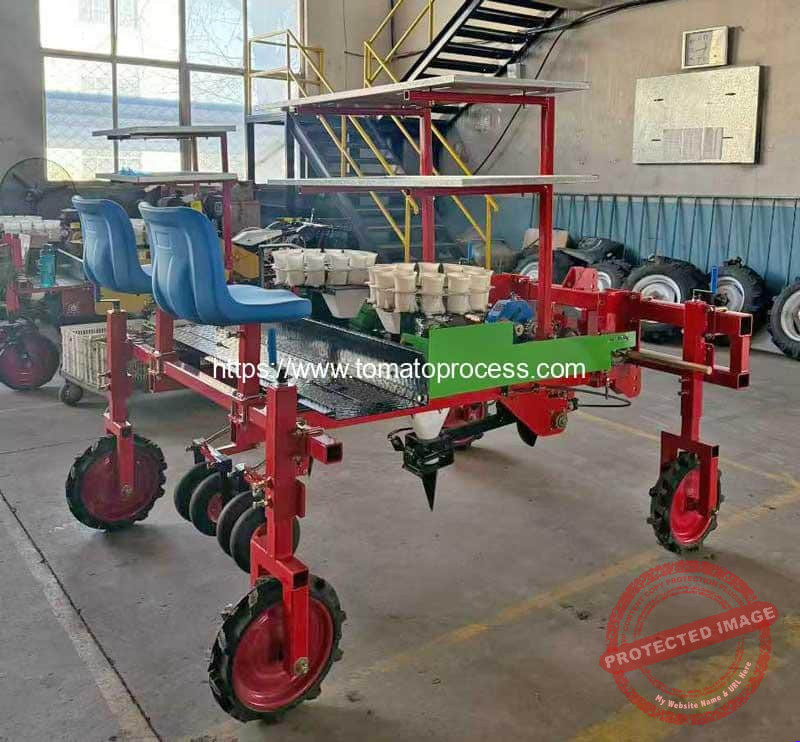 Automatic-2-Row-Tomato-Seedling-Transplanter-Machine